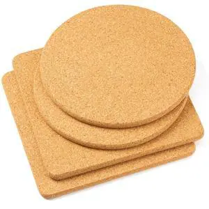 Cork Trivets for Hot Dishes, Pots and Pans, Pot Holders for Kitchen, 8 Inches 4 Pack Hot Pads, Thick Heat Resistant Mats Protect Countertop, Coaster Trivet Home Essentials, Rustic Farmhouse Decor Cork Trivets for Hot Dishes, Pots and Pans, Pot Holders for Kitchen, 8 Inches 4 Pack Hot Pads, Thick Heat Resistant Mats Protect Countertop, Coaster Trivet Home Essentials, Rustic Farmhouse Decor