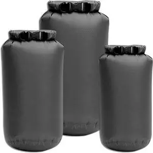 Dry Bags Waterproof 3 Pack (5L, 10L, 20L) - Lightweight Dry Storage Bag Beach Bag for Travel, Boating, Fishing, Rafting, Swimming, Camping & Outdoor Activities - Durable & Compact Design - Grey Dry Bags Waterproof 3 Pack (5L, 10L, 20L) - Lightweight Dry Storage Bag Beach Bag for Travel, Boating, Fishing, Rafting, Swimming, Camping & Outdoor Activities - Durable & Compact Design - Grey