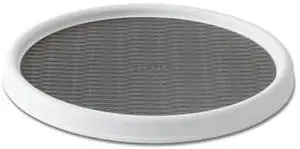Basics Non-Skid Pantry Cabinet Lazy Susan Turntable, 12-Inch, White/Gray, 1 Count (Pack of 1) Basics Non-Skid Pantry Cabinet Lazy Susan Turntable, 12-Inch, White/Gray, 1 Count (Pack of 1)
