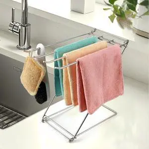 Kitchen Towel Holder Stand, 4-Arm Dish Towel Holder Countertop Towel Drying Rack for Bathroom, Free Standing Hand Towel Stand Washcloth Dish Cloth Drying Rack, Z-Shaped Folding Hanging Towel Bar Stand Kitchen Towel Holder Stand, 4-Arm Dish Towel Holder Countertop Towel Drying Rack for Bathroom, Free Standing Hand Towel Stand Washcloth Dish Cloth Drying Rack, Z-Shaped Folding Hanging Towel Bar Stand