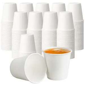 3 oz Disposable Paper Cups, Mouthwash Cups, Small Coffee Cups for Bathroom Rinsing, Mini Water Drinking Cups for Espresso, Samples, 200 Pack 3 oz Disposable Paper Cups, Mouthwash Cups, Small Coffee Cups for Bathroom Rinsing, Mini Water Drinking Cups for Espresso, Samples, 200 Pack