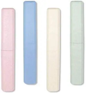 4 Packs Portable Travel Toothbrush Case, Breathable Plastic Toothbrush Holder for Home, Travel, Business, Camping, School 4 Packs Portable Travel Toothbrush Case, Breathable Plastic Toothbrush Holder for Home, Travel, Business, Camping, School