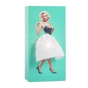 Lady Skirt Tissue Box Cover, Decorative ABS Rectangle Tissue Holder for Facial Tissues, Fun Vintage Pop Art Bathroom Decor, Cute Tissue Dispenser Gift for Vanity, Nightstand, Office Desk Lady Skirt Tissue Box Cover, Decorative ABS Rectangle Tissue Holder for Facial Tissues, Fun Vintage Pop Art Bathroom Decor, Cute Tissue Dispenser Gift for Vanity, Nightstand, Office Desk