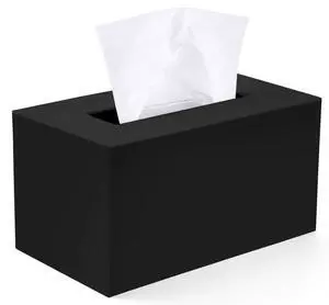Rectangle Tissue Box Cover | Fits Tall Tissue Boxes | Black Tissue Box Holder for Bathroom | Premium Acrylic Tissue Cover Rectangle Tissue Box Cover | Fits Tall Tissue Boxes | Black Tissue Box Holder for Bathroom | Premium Acrylic Tissue Cover
