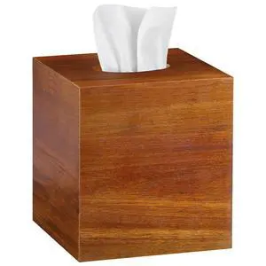Square Tissue Box Cover, Acacia Wood Tissue Box Holder for Desktop Nightstand Bathroom Office, Decorative Facial Tissue Cube Box Cover/Organizer for Modern Home Decor Square Tissue Box Cover, Acacia Wood Tissue Box Holder for Desktop Nightstand Bathroom Office, Decorative Facial Tissue Cube Box Cover/Organizer for Modern Home Decor