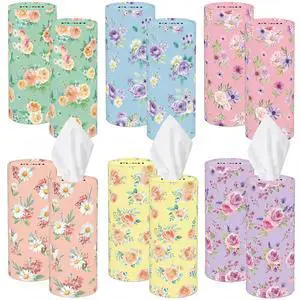 12 Pcs Spring Floral Car Tissues Cylinder Holder Flowers Round Tissue Box Cup Holder 3 Ply Facial Napkins Napkins Container for Car Home Office Dispenser Travel 12 Pcs Spring Floral Car Tissues Cylinder Holder Flowers Round Tissue Box Cup Holder 3 Ply Facial Napkins Napkins Container for Car Home Office Dispenser Travel
