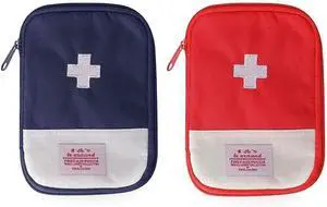 2 Packs First Aid Bag,Empty First Aid Pouch,Mini Portable Medical Bag for Outdoor Camping Hiking Travel EmergencyMultifunction Emergency Medicine Storage Bag-7x5 inch 2 Packs First Aid Bag,Empty First Aid Pouch,Mini Portable Medical Bag for Outdoor Camping Hiking Travel EmergencyMultifunction Emergency Medicine Storage Bag-7x5 inch