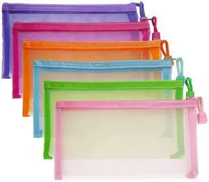 Mesh Pouches(6 Pack), Mesh Bags with Zipper Nylon Makeup Pouches Bag Cosmetic Pouch Travel Purse Organizer Insert Diaper Inside Bag Organizers Home Organizing Size See Through Cute Colors Mesh Pouches(6 Pack), Mesh Bags with Zipper Nylon Makeup Pouches Bag Cosmetic Pouch Travel Purse Organizer Insert Diaper Inside Bag Organizers Home Organizing Size See Through Cute Colors
