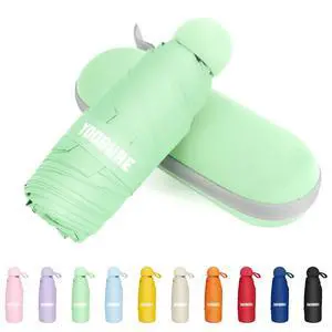 Travel Umbrella Portable Compact Umbrellas, Pocket Mini for Purse, Umbrellas for UV Sun & Rain Small for Backpack, Umbrella with Case Folding for Kids Women Travel Umbrella Portable Compact Umbrellas, Pocket Mini for Purse, Umbrellas for UV Sun & Rain Small for Backpack, Umbrella with Case Folding for Kids Women