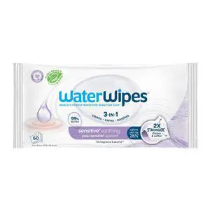 Sensitive+ Soothing Wipes, 3-In-1 Cleans, Cares, Soothes, 99% Water with Botanical Extract, Unscented & Hypoallergenic Baby Wipes, 60 Count (1 Pack) Sensitive+ Soothing Wipes, 3-In-1 Cleans, Cares, Soothes, 99% Water with Botanical Extract, Unscented & Hypoallergenic Baby Wipes, 60 Count (1 Pack)