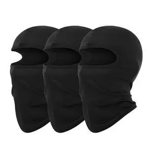 3 Pack Balaclava Face Mask, Ski Mask for Men Women, UV Protection Windproof Scarf for Motorcycle Snowboard Cycling Black 3 Pack Balaclava Face Mask, Ski Mask for Men Women, UV Protection Windproof Scarf for Motorcycle Snowboard Cycling Black