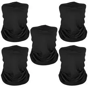 5 Pack Neck Gaiter, UV Protection Cooling Face Mask Gator Bandana Outdoor 5 Pack Neck Gaiter, UV Protection Cooling Face Mask Gator Bandana Outdoor