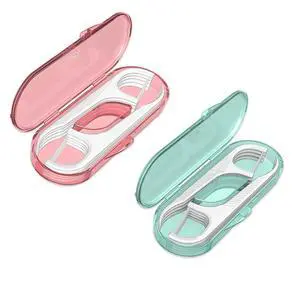 Portable Dental Floss Picks 2 Case-Professional No Shred Floss Sticks-Perfect for Travel Clean Teeth Tools-Ultra Small Portable Palm Sized Floss Organized Portable Dental Floss Picks 2 Case-Professional No Shred Floss Sticks-Perfect for Travel Clean Teeth Tools-Ultra Small Portable Palm Sized Floss Organized