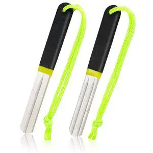 2 Pcs Hook Sharpener Hook File for Fishing Diamond File with Handle Portable Double Sided Fine and Medium Grit for Fishing(Multi Color) 2 Pcs Hook Sharpener Hook File for Fishing Diamond File with Handle Portable Double Sided Fine and Medium Grit for Fishing(Multi Color)