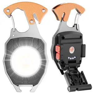 Keychain Work Light Keychain Flashlights,Portable Rechargeable COB Work Light Emergency Light with Magnet Base,Whistle for Fishing,Cycling and Hiking-7 Light Modes Keychain Work Light Keychain Flashlights,Portable Rechargeable COB Work Light Emergency Light with Magnet Base,Whistle for Fishing,Cycling and Hiking-7 Light Modes