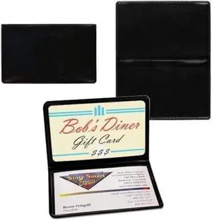 Folding Business Card Holders - SINGLE Pack - Polypropylene Plastic (RPP2915-BK-1) BLACK - (PACK of 1) Folding Business Card Holders - SINGLE Pack - Polypropylene Plastic (RPP2915-BK-1) BLACK - (PACK of 1)