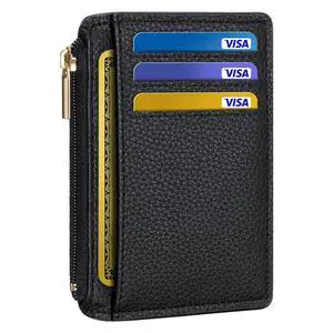 Womens Credit Card Holder Wallet, Small Slim RFID Blocking Sleeve Womens Credit Card Holder Wallet, Small Slim RFID Blocking Sleeve