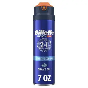PRO Shaving Gel For Men Cools To Soothe Skin And Hydrates Facial Hair, 7oz, ProGlide Sensitive 2 in 1 Shave Gel PRO Shaving Gel For Men Cools To Soothe Skin And Hydrates Facial Hair, 7oz, ProGlide Sensitive 2 in 1 Shave Gel