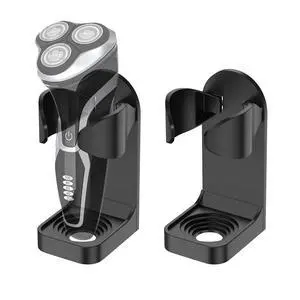 Adjustable Electric Shaver Holder Wall Mount 2-Pack Razor Holder Adjustable Electric Shaver Holder Wall Mount 2-Pack Razor Holder