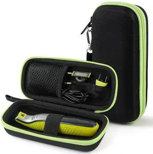 Hard Travel Carrying Case, Hard Case for Electric Trimmer and Shaver, Travel Organizer Carrying Bag for QP2520 QP2530 QP2620 QP2630- Black Hard Travel Carrying Case, Hard Case for Electric Trimmer and Shaver, Travel Organizer Carrying Bag for QP2520 QP2530 QP2620 QP2630- Black