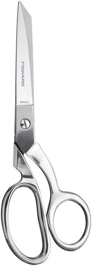 Forged Scissors - 8" Stainless Steel - Paper and Fabric Scissors for Office, Arts, and Crafts - Silver Forged Scissors - 8" Stainless Steel - Paper and Fabric Scissors for Office, Arts, and Crafts - Silver