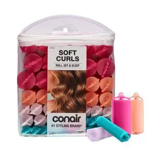 Hair Rollers for Heatless Curls Overnight, Snap Closures, 48 Count Hair Rollers for Heatless Curls Overnight, Snap Closures, 48 Count