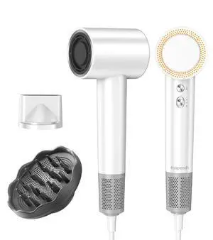 Hair Dryer with 110000 RPM High Speed 1400w Motor for 1-5min Fast Dry, 3 Heat/Cool Wind Level & 49db Low Noise,1.5 Billion Plasma & Travel Blow Dryer Hair Dryer with 110000 RPM High Speed 1400w Motor for 1-5min Fast Dry, 3 Heat/Cool Wind Level & 49db Low Noise,1.5 Billion Plasma & Travel Blow Dryer