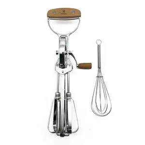 Classic Vintage Wooden Manual Rotary Egg Beater - 12-Inch Classic Vintage Wooden Manual Rotary Egg Beater - 12-Inch