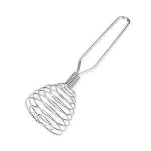 Stainless Steel Spring Coil Whisk 1 Pack, Wire Whip Egg Beater, Kitchen Cookware Hand Mixer For Cooking, Mixing, Blending, Beating, Stirring, 6.7 Inch Stainless Steel Spring Coil Whisk 1 Pack, Wire Whip Egg Beater, Kitchen Cookware Hand Mixer For Cooking, Mixing, Blending, Beating, Stirring, 6.7 Inch