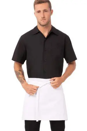 Unisex Four-Way Apron, White, One Size Unisex Four-Way Apron, White, One Size