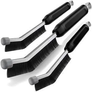 Crevice Cleaning Brush 3 Pack, Stainless Steel Bristle Support Rod, Rust-Resistant & Durable, Rounded Protective Head, Stiff Bristles for Tile Grout, Bathroom Gaps & Window Groove Brushes Crevice Cleaning Brush 3 Pack, Stainless Steel Bristle Support Rod, Rust-Resistant & Durable, Rounded Protective Head, Stiff Bristles for Tile Grout, Bathroom Gaps & Window Groove Brushes
