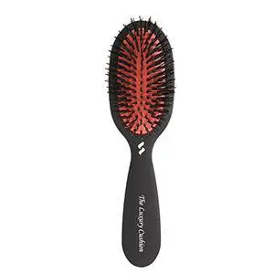 Boar Bristle Hair Brush for Women & Men - Small Luxury Cushion Oval Vented Hair Brush for Styling & Smoothing - Nylon & Boar Bristles Help to Reduce Breakage - For All Hair Types Boar Bristle Hair Brush for Women & Men - Small Luxury Cushion Oval Vented Hair Brush for Styling & Smoothing - Nylon & Boar Bristles Help to Reduce Breakage - For All Hair Types