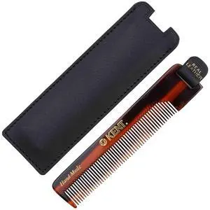 NU22 Handmade Pocket Comb for Men, All Fine Tooth Hair Comb Straightener for Everyday Grooming Styling Hair, Beard and Mustache, Use Dry or with Balms, Saw Cut and Hand Polished, Made in England NU22 Handmade Pocket Comb for Men, All Fine Tooth Hair Comb Straightener for Everyday Grooming Styling Hair, Beard and Mustache, Use Dry or with Balms, Saw Cut and Hand Polished, Made in England