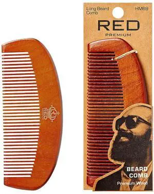 Premium Wood Men Long Beard Comb, Easy Detangling and Styling, Durable Design for Gentle Beard Hair & Mustache Grooming Essential, No Snagging & Pulling, Maximize Conditioning Premium Wood Men Long Beard Comb, Easy Detangling and Styling, Durable Design for Gentle Beard Hair & Mustache Grooming Essential, No Snagging & Pulling, Maximize Conditioning