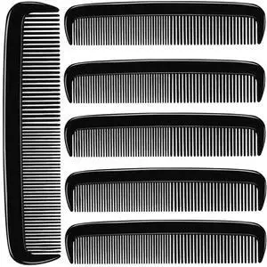 Pocket Beard Comb 6 Pack, 5 Inch Fine Tooth Hair Comb for Men, Travel Barber Comb, Mustache Styling Comb, Grooming Comb for Beard Hair and Mustache, Black Pocket Beard Comb 6 Pack, 5 Inch Fine Tooth Hair Comb for Men, Travel Barber Comb, Mustache Styling Comb, Grooming Comb for Beard Hair and Mustache, Black