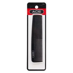 Ace Pocket Hair Comb - 5 Inch, Black - Pack of 6 - Great for All Hair Types - Fine Comb Teeth for Thin to Medium Hair - Durable for Every Day and Professional Use Ace Pocket Hair Comb - 5 Inch, Black - Pack of 6 - Great for All Hair Types - Fine Comb Teeth for Thin to Medium Hair - Durable for Every Day and Professional Use