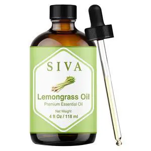 Lemongrass Essential Oil 4 Fl Oz for Diffuser, Skin & Hair Care Ideal for Massage & DIY Blends- with Dropper Lemongrass Essential Oil 4 Fl Oz for Diffuser, Skin & Hair Care Ideal for Massage & DIY Blends- with Dropper