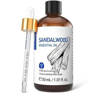 Sandalwood Essential Oils for Skin, Diffuser & Candle Soap Making Sandalwood Essential Oils for Skin, Diffuser & Candle Soap Making