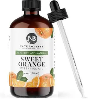 100% Pure & Natural Sweet Orange Essential Oil Therapeutic Grade Premium Quality Oil with Glass Dropper - Huge 4 fl. Oz - Perfect for Aromatherapy and Relaxation 100% Pure & Natural Sweet Orange Essential Oil Therapeutic Grade Premium Quality Oil with Glass Dropper - Huge 4 fl. Oz - Perfect for Aromatherapy and Relaxation