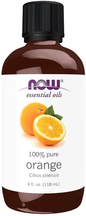 Essential Oils, Orange Oil, Uplifting Aromatherapy Scent, Cold Pressed, 100% Pure, Vegan, Child Resistant Cap, 4-Ounce Essential Oils, Orange Oil, Uplifting Aromatherapy Scent, Cold Pressed, 100% Pure, Vegan, Child Resistant Cap, 4-Ounce