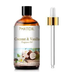 Coconut & Vanilla Fragrance Oil for Diffuser Aromatherapy 3.38FL.OZ Coconut & Vanilla Fragrance Oil for Diffuser Aromatherapy 3.38FL.OZ