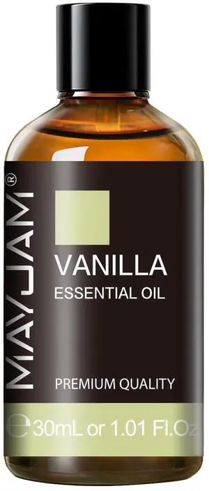 Vanilla Essential Oil for Diffuser Aromatherapy DIY Soap, 1.01fl.oz Vanilla Essential Oil for Diffuser Aromatherapy DIY Soap, 1.01fl.oz