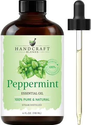 Peppermint Essential Oil Huge 4 Fl Oz 100% Pure and Natural Premium Grade Essential Oil for Diffuser and Aromatherapy, Skin, Massage, Candle and Soap Making Fragrance Peppermint Essential Oil Huge 4 Fl Oz 100% Pure and Natural Premium Grade Essential Oil for Diffuser and Aromatherapy, Skin, Massage, Candle and Soap Making Fragrance