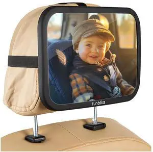 Baby Car Mirror Backseat, Black Baby Car Mirror Backseat, Black
