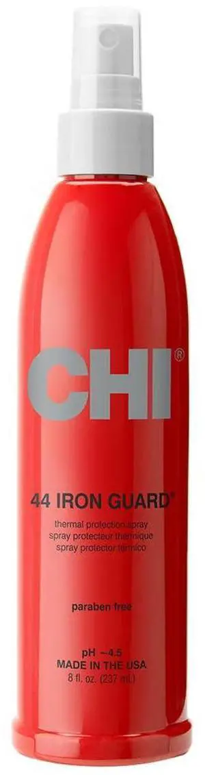 44 Iron Guard Thermal Protection Spray for Hair, Heat Damage Shield with Ceramic Minerals, Lightweight Styling Spray, Frizz Control & Shine Enhancer, 8 Fl Oz 44 Iron Guard Thermal Protection Spray for Hair, Heat Damage Shield with Ceramic Minerals, Lightweight Styling Spray, Frizz Control & Shine Enhancer, 8 Fl Oz
