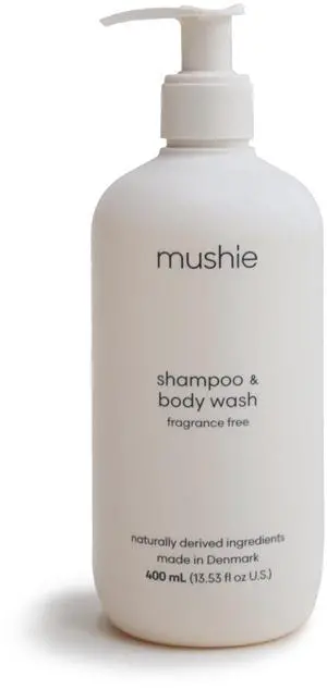 Baby Shampoo & Body Wash | Gentle Formula for Delicate Skin | Certified Organic | Made in Denmark, 13.53 fl oz (Fragrance Free) Baby Shampoo & Body Wash | Gentle Formula for Delicate Skin | Certified Organic | Made in Denmark, 13.53 fl oz (Fragrance Free)