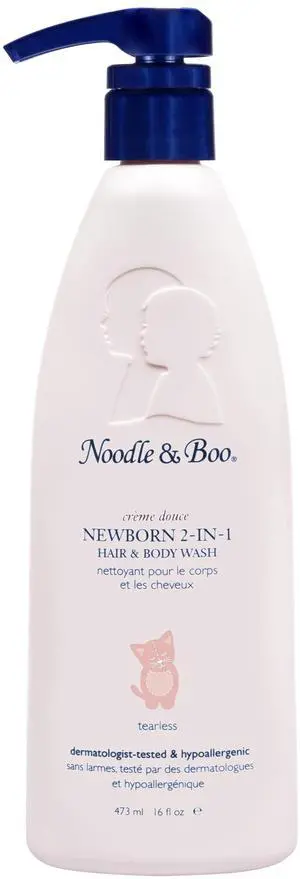 2-in-1 Newborn Hair & Baby Body Wash for Baby, Tear Free and Hypoallergenic, 16 Fl Oz 2-in-1 Newborn Hair & Baby Body Wash for Baby, Tear Free and Hypoallergenic, 16 Fl Oz