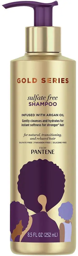 Gold Series Argan Oil from ProV for Natural and Curly Textured Hair, Sulfate Free Shampoo, 8.5 Fl Oz Gold Series Argan Oil from ProV for Natural and Curly Textured Hair, Sulfate Free Shampoo, 8.5 Fl Oz
