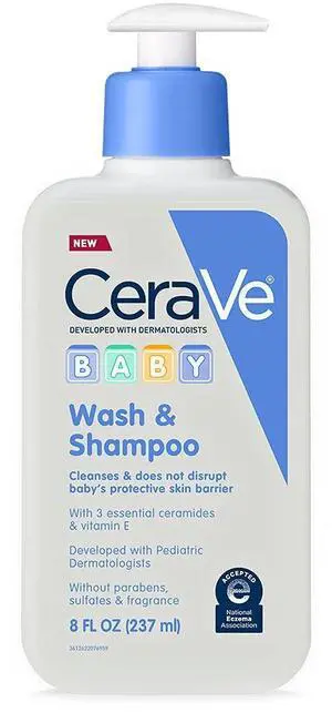 Baby Wash & Shampoo, Fragrance, Paraben, & Sulfate Free Shampoo for Tear-Free Baby Bath Time, 8 Ounce Baby Wash & Shampoo, Fragrance, Paraben, & Sulfate Free Shampoo for Tear-Free Baby Bath Time, 8 Ounce
