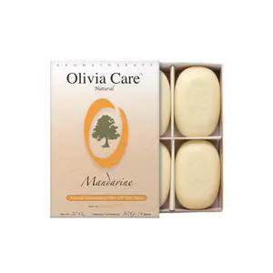 Bath & Body Bar Mandarin Soap 4 Pack Gift Box Organic, Vegan & Natural Contains Olive Oil Repairs, Hydrates, Moisturizes & Deep Cleans Good for Sensitive Dry Skin Made in USA Bath & Body Bar Mandarin Soap 4 Pack Gift Box Organic, Vegan & Natural Contains Olive Oil Repairs, Hydrates, Moisturizes & Deep Cleans Good for Sensitive Dry Skin Made in USA